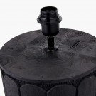 CEZARA BLACK WOOD TABLE LAMP ( Lampefot) thumbnail