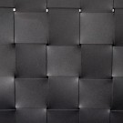 armstol svart metall/lær 61x58x77 thumbnail