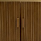 Skjenk brun/svart, marmor/tre 160x40x87 thumbnail