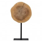 FIGURE NATURAL-BLACK WOOD-IRON 17 X 17 X 31 CM thumbnail