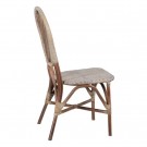 Rottingstol beige-brun 47x48x99 thumbnail