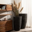 VASE GREY FIBER CEMENT DECORATION 82 X 82 X 120 CM thumbnail
