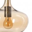 CEILING LAMP CARAMEL METAL-GLASS 25,50 X 25,50 X 32 CM thumbnail