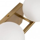 VEGGLAMPE GULL METALL  / GLASS LIGHTING 40 X 15 X 20 CM thumbnail