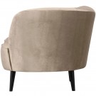 WOOOD SARA LOUNGE ARMCHAIR LEFT VELVET KHAKI thumbnail