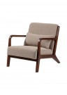 CELINA FAUTEUIL DARK BROWN m/ryggpute thumbnail
