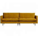 WOOOD RODEO CLASSIC SOFA 3-SEATER VELVET OCHRE thumbnail