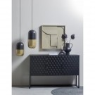 WOOOD Tirsa hengende lampe 36cm metall sort messing thumbnail