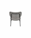 2stk, Loungestol, HDLonga, Svart/Off-white thumbnail