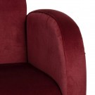Lenestol bordeaux stoff-metall 68x97x86 thumbnail