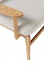 Hübsch Haze Lounge Chair Grey/Natural thumbnail