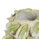 VASE GREEN-WHITE CERAMIC DECORATION 32 X 32 X 37 CM thumbnail