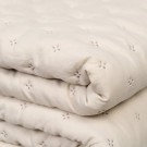 Sengeteppe vendbar beige-flis 180x260 thumbnail