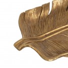 2stk, FIGURE LEAVE GOLD POLYRESIN DECORATION 29 X 16 X 3 thumbnail