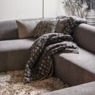 Blend quilt/pledd svart/off white 220x265cm thumbnail