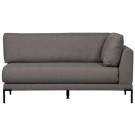 Vtwonen COUPLE DINING BENCH CORNER ELEMENT LEFT GREY MELANGE thumbnail