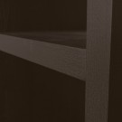 WOOOD TIMO OPEN CABINET MDF DARK BROWN 195x50x40CM thumbnail