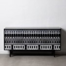 Skjenk Svart-hvit gruntre rom 150x50x75,50cm  thumbnail