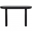 WOOOD MAEL DESK/SIDETABLE VENEER BLACK thumbnail