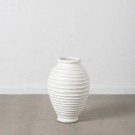 VASE WHITE FIBER CEMENT DECORATION 39 X 39 X 60 CM thumbnail