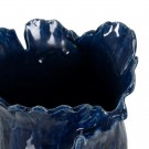 VASE BLUE CERAMIC DECORATION 21 X 21 X 27 CM thumbnail