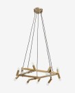 Chandelier taklampe i messing,10 lys fra Nordal thumbnail