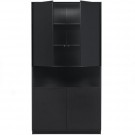 WOOOD Finca buffet / oppbevaringsskap 110cm furu dyp svart [fsc] thumbnail