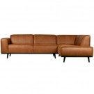 WOOOD STATEMENT CORNER SOFA RIGHT COGNAC thumbnail