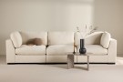 Salerno 3-seter sofa beige thumbnail