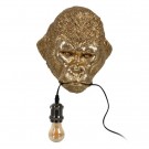 WALL LAMP GORILLA GOLD RESIN LIGHTING 32 X 28 X 23,50 CM thumbnail