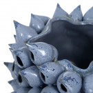 VASE BLUE CERAMIC DECORATION 37 X 36 X 24 CM thumbnail