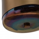 WOOOD Safa hengende lampe vertikal metall glass sort messing thumbnail
