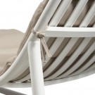 Solseng i bjørk med pute aluminium natur/hvit thumbnail