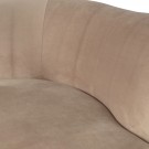 WOOOD SARA LOUNGE ARMCHAIR LEFT VELVET KHAKI thumbnail