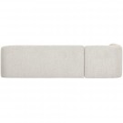 WOOOD SLOPING CORNER SOFA LEFT PEARL MELANGE thumbnail