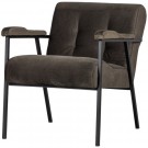 WOOOD SCOTT VELVET ARMCHAIR - WARM GREEN/GRAY GREEN thumbnail