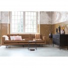 WOOOD RODEO 3 SEATER VELVET HONEY YELLOW thumbnail
