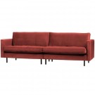 BePureHome RODEO CLASSIC SOFA 3-SEATER VELVET CHESTNUT thumbnail