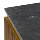 Skjenk brun/svart, marmor/tre 160x40x87 thumbnail