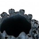 VASE BLUE CERAMIC DECORATION 23 X 23 X 39 CM thumbnail