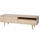 WOOOD TYGO TV UNIT OAK UNTREATED, RETRO LEGS [fsc] thumbnail