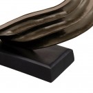 Sølv farget figur 37x15x32 thumbnail