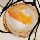 2stk, Abstrakt, håndmalt 80x100 thumbnail