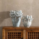 VASE BLUE CERAMIC DECORATION 26 X 26 X 21  thumbnail