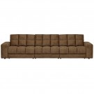 WOOOD SECOND DATE 3-SEATER STRUCTURE VELVET BRASS thumbnail