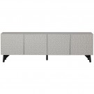 WOOOD CARVED ORGANIC TV UNIT MIST thumbnail
