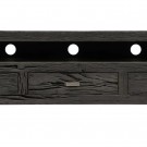 Tv-benk svart tre/stål 160x40x59cm thumbnail