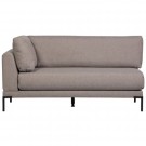 Vtwonen COUPLE DINING BENCH CORNER ELEMENT RIGHT TAUPE thumbnail