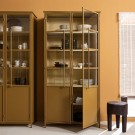WOOOD EXHIBIT XL 2-DOORS CABINET METAL HONEY YELLOW thumbnail