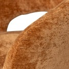 WOOOD EBBA SWIVEL ARMCHAIR IN CHENILLE FABRIC -  TERRA thumbnail